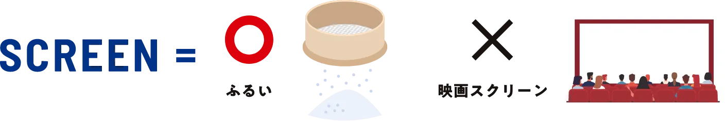 SCREEN=ふるい×映画スクリーン